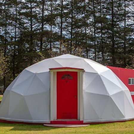 Hotel & Glamping Huasca Sierra Verde กูอัสกา เด โอกัมโป ภายนอก รูปภาพ
