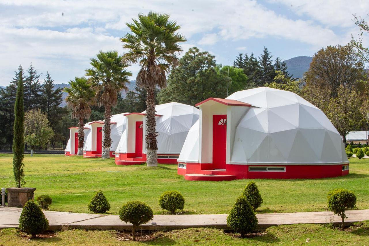 Hotel & Glamping Huasca Sierra Verde กูอัสกา เด โอกัมโป ภายนอก รูปภาพ