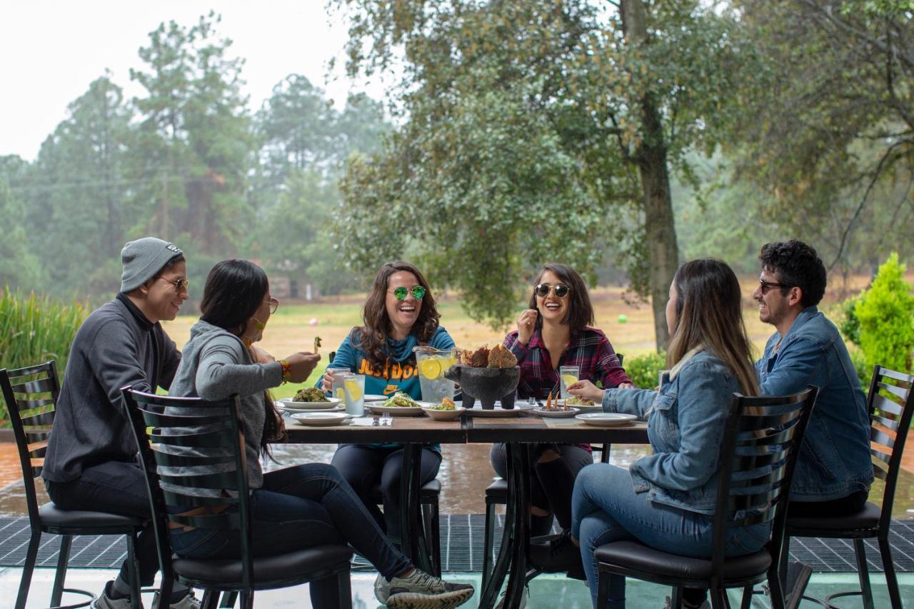 Hotel & Glamping Huasca Sierra Verde กูอัสกา เด โอกัมโป ภายนอก รูปภาพ